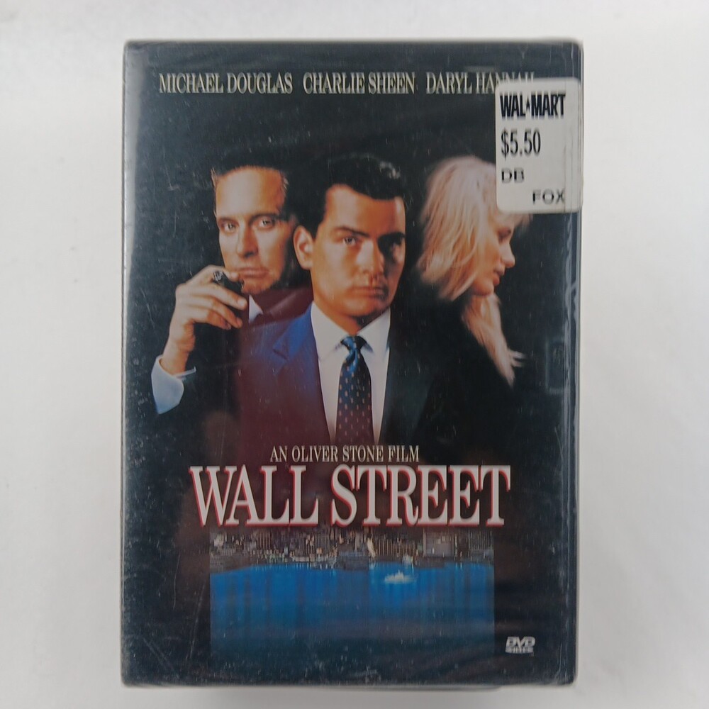Wall Street (DVD 2000 Widescreen) R Drama Michael Douglas, Charlie Sheen, Hannah